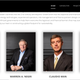 A screenshot of GreenComm Technologies’s “Meet the team” website page. It features CEO Nebiyu Getachew and COO Warren Negri